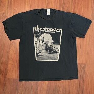 Vintage The Stooges Iggy Pop backbend vintage black men’s concert t-shirt XL